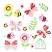Skygate 17 Count Premium Butterflies and Flowers Wall Stickers | 3D Foam | Wall Decal Stickers Without Leaving a Sticky Residue