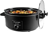 Russell Hobbs Slow Cooker 7L 320W Matte Black Stainless Steel 3 Settings view 3