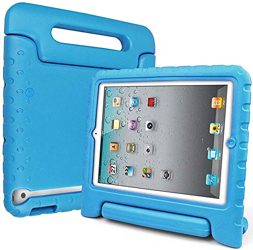 SIMPLEWAY iPad 2 Case/iPad 3 Case/iPad 4 Case, Lightweight Shockproof Convertible Carrying Handle Stand Kids Friendly Cover Compatible with Apple iPad 2, iPad 3rd Gen, iPad 4th Generation Tablet, Blue