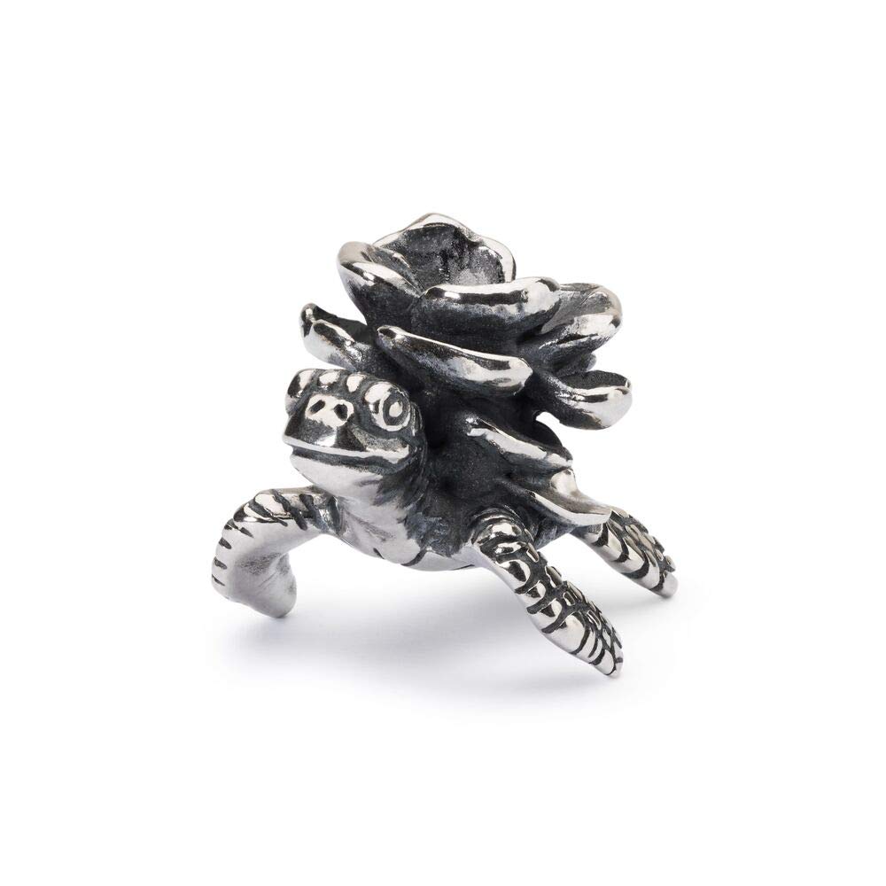 Trollbeads Silver 925 Bead Turtle Flower