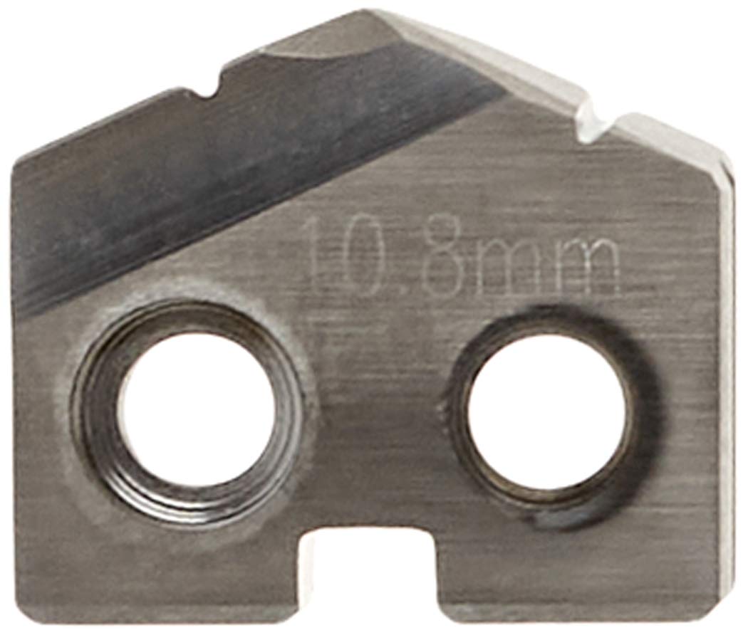 KARNASCH 2250100108 Trowel Drill Bit Plates for Alu, Brass, Copper, Carbide 20/30, 10.80 mm Diameter, 132 ° Point Angle