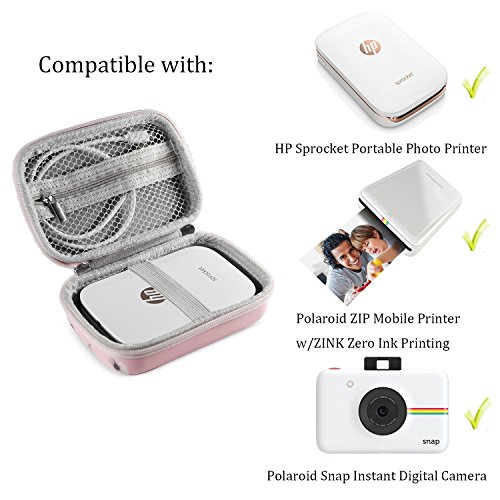 Accessories Bundle for HP Sprocket Portable Photo Printer(2nd Edition) - [HP Sprocket Case+Photo Album+Wall Hanging Frame+Table Frame+ Pens] - Rose Gold - Thumbnail 7