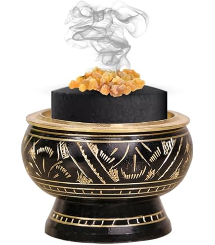 Bakhoor – Brûleur D'encens Au Charbon – Pour Yoga, Spa, Aromathérapie, Bureau Et Décoration D'intérieur, En Forme De Trophée (doré