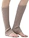 Dimore Women's leg warmers Boot Cuff Knit Boot Cuffsocks Mid Calf knitted Dance Button Cable Knit Boot Cuff Biege
