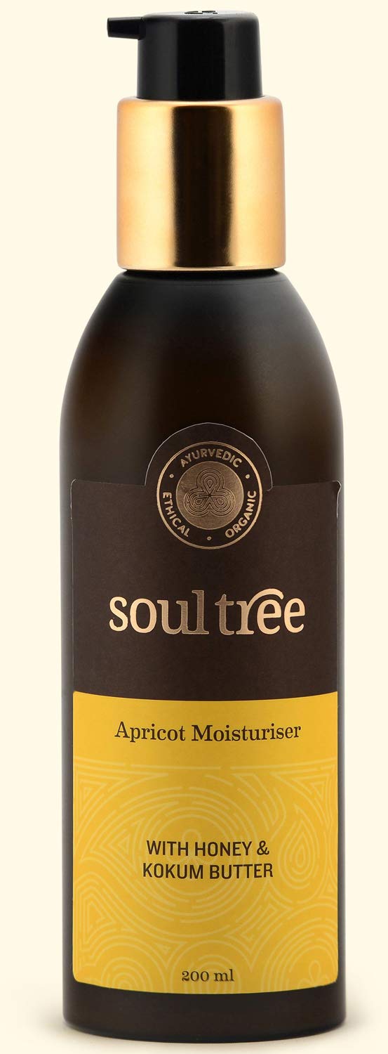 SOULTREE Apricot Moisturizer With Honey & Kokum Butter (200 Ml)