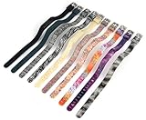 Baaletc Cute Replacement Accessory Band/ Wristband Bracelet Strap for Fitbit Flex 2 Fitness Tracker, One Size (Pack of 10)