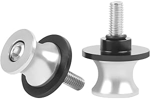 CHIFUN 2Pcs 8MM M8 X1.5 Motorcycle Swing Arm Spools Sliders CNC Aluminum Swingarm Spools Stand Screw Compatible with Z900 Z10