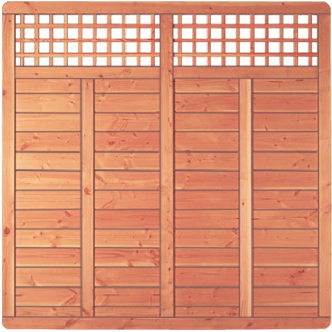 Lamellenzaun Indiana B180 x H180 cm aus Douglasie