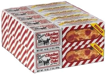 FRUIT CAKE 10 - 1 lb Regular Recipe Claxton Fruitcakes