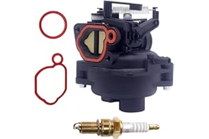XINGEHOR Carburetor With Spark Plug For Troy Bilt Craftsman Lawn Mower TB110 TB200 140CC 150CC Compatible with B&S 592361 594058 594057 Lawn Mower Carb