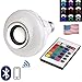 Smart Light Bulb, IDEAPRO E27 12 Watts Bluetooth Speaker Light Bulb Dimmable LED Music Bulb RGBW Colorful Lamp with Remote Control
