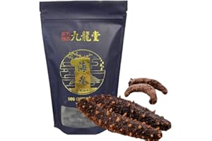 Royal Seafood USA Premium Top grade Large size Wild Dried Alaska Sea Cucumber 1lb (12-20 pieces) 海参 野生淡干阿拉斯加红参特级 (大号 1lb 12-20头）