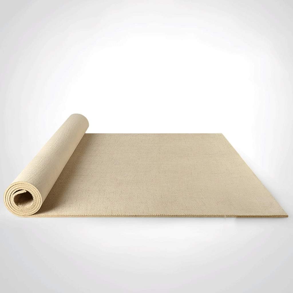 YJYDD Exercise Mat profession Non-slip 5mm natural Flax rubber Yoga Men motion training Fitness pad