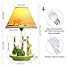 Dimmable Night Lights for Kids,Revolved Animal Field Table Lamp Handmade Nightstand Lamps Imagination Inspiring with Fabric Odorless Noiseless Lampshade for Children Bedroom,Sturdy,Nursery Room