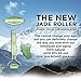 3 Pack - 3 in 1 Jade Rolling Kit - 2x Natural Jade Roller with Gua Sha Scraping Tool Anti Aging and Lymph Drainage for Face, Eye, Neck, Body For Lymphatic Massage, Wrinkles, Puffiness, and Fine Line
