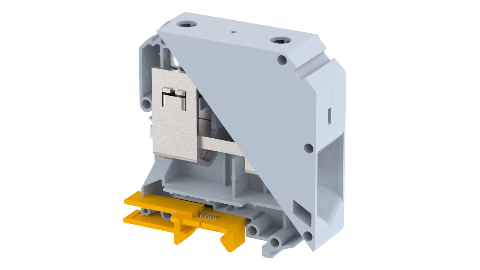 Elmex Feed Through Terminal Block 95mm Grey Pack of 10