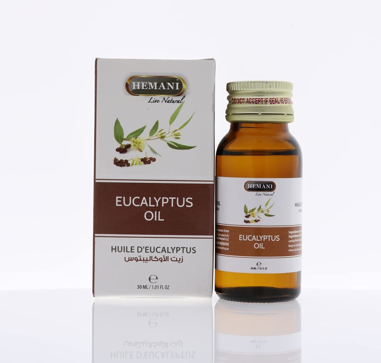 Eucalyptus Oil - 100% Natural Herbal Cold Pressed Essential Oil