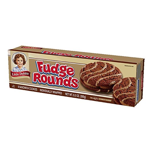 LITTLE DEBBIE FUDGE ROUNDS, 9.5 OZ