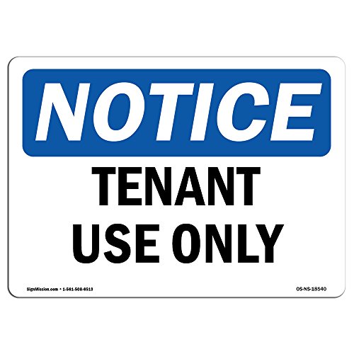 OSHA Notice Sign - Tenant Use Only | Aluminum Sign | Protect Your Business, Con…