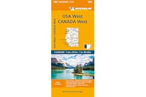 Michelin USA: West, Canada: West / Etats-Unis: Ouest, Canada: Ouest Map 585