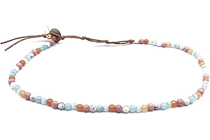 Lotus and Luna 7 Chakra Necklace for Women - Healing Crystal Necklace with Genuine Stones (Master Healer) to Bring Balance and Healing to Mind and Body - Handmade Jewelry Gift