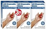 500 Disposable Gloves 3 Pack