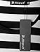 Allegra K Woman Scoop Neck Drawstring Waist Mini Dress S Black White