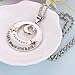 ShungHO Sterling Silver I Love You To The Moon and Back Heart Pendant Necklace