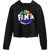 HYBRID APPAREL Coca-Cola - Fanta Costume - Women's Cropped Pullover Hoodie