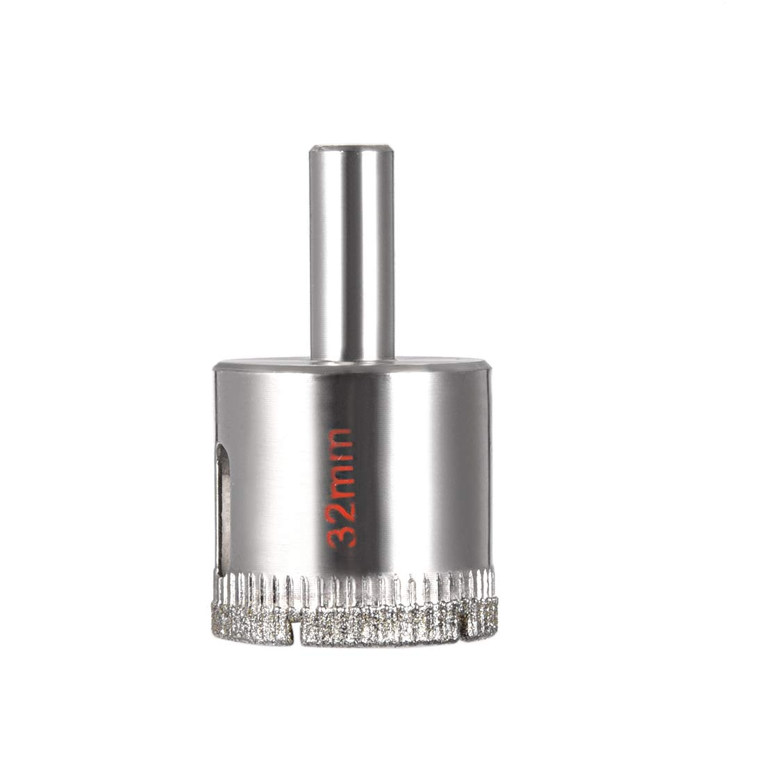 sourcing map 32mm Diamond Grit Hole Saw Drill Bits for Glass Tile Marble Ceramic Porcelain Bottles Pots Brick