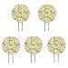 HERO-LED  SG4-9T-DW Side Pin G4 LED Disc Halogen Replacement Bulb, 1.8W, 15-20W Equal, Daylight White 5000K, 5-Pack(Not Dimmable)