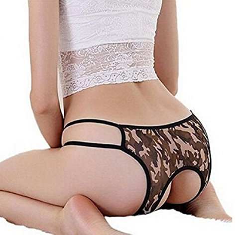 Generic 3-pack women crotchless panties thong g-string (3-pack st…