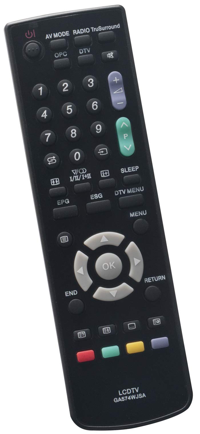 ALLIMITY GA574WJSA sub GA591WJSA Remote Control Replace Fit for LCD TV LC-42SD1RU LC-37AD5E LC-42AD5 LC-42BG1E LC-52XD1RU LC-37D44E LC-42XD10E LC-32D44E LC-37AD5 LC-26SD1ERU LC-32SD1E
