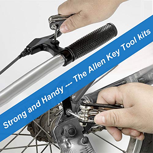 WOTOW Bike Repair Tool Kits Saddle Bag Bicycle Repair Set with Cycling