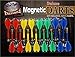 Matty's Toy Stop Deluxe 16 Piece Magnetic Replacement Darts with Plastic Wings in Red, Blue, Green & Yellow Exclusive