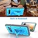 ArmadilloTek Vanguard Compatible with Samsung Galaxy S10+ Plus Case (Screenless Version) Military Grade Full-Body Rugged with Kickstand - Blue