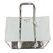 Victoria's Secret Gold Sequin Sparkle Tan Tote Bag