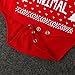 SUPPION 2016 Baby Christmas Romper Jumpsuit Long sleeve Outfit Set (12M, Red)