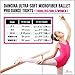Dancina Toddler Tights Little Girls Dress Up Soft Ballet Outfit S (3-5) White x2