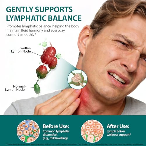 Lymphatic Drainage Drop, 6000mg Equivalent Per Serving | 21-in-1 Botanical Detox Formula for Lymph System Cleanse, Balance, Less Swelling, Immune System, Overall Vitality|Safe & Clean Formula|60 ML