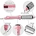 VAV Professional 3 In 1 Hair Curler/Hair Straightener/ Hot Brush 1.25 Inch Ceramic Coated Plates