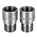 Lixada Bike Pedal Extenders 9/16 Inch Left Right Pedal Adapters Spacers