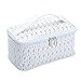 HOYOFO Big Makeup Bags for Women Portable Cosmetic Pouch Bags with Handle Waterproof Toiletry Storage Bag Arrow Print, L