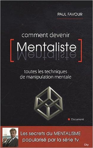 Amazon Fr Comment Devenir Mentaliste Favour P Livres