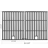 Hisencn Cast Iron Cooking Grid Set Replacement For Nexgrill 720-0582B, 720-0649, 720-0778A, Uniflame GBC1273W, Grill King 810-8425-S, SS72B And Others Gas Grill Models, Grill Grates