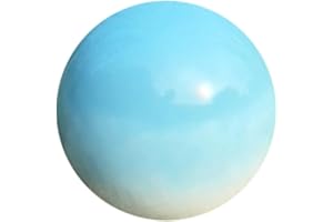 GENERIC Menggie Gradient Blue Stainless Steel Gazing Globe Mirror Ball - 8 Inch Outdoor Decorative Garden Accent - Reflective and Elegant Design