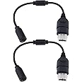 eMagTech 2PCS Controller Breakaway Cable Compatible with Microsoft Xbox Consoles Controller Breakaway Converter Adapter Cable Cord Games Accessories 26cm
