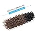 Faux locs crochet hair curly faux locs 12inch 6packs wave braiding hair curly end Goddess Locs Synthetic Braids Hair Extensions(OT/30)