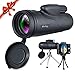 Monocular Telescope, Low Light Night Vision Monocular Telescope 12X50 High Power Prism with Tripod/Phone Clip ETC, for Bird Watching/Hunting/Camping/Hiking/Golf/Concert/Surveillance