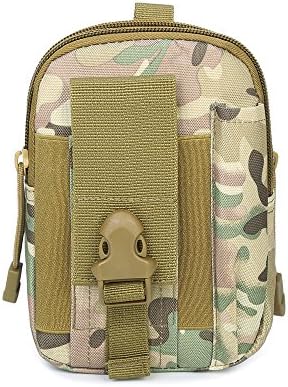 Outdoor multifunctional Tactical Holster Military Molle Hip Waist Belt Bag Wallet Pouch Purse Phone Case with Zipper for iPhone 7 6s Plus 5S Samsung Galaxy S7 S6 LG HTC and more (CP color)